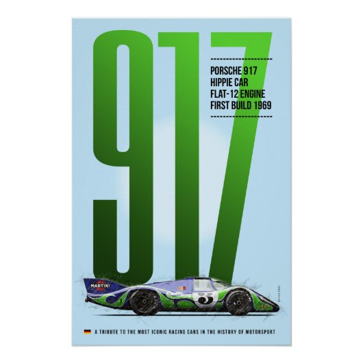 P 917 Hippie Car Tribute ポスター (正面)