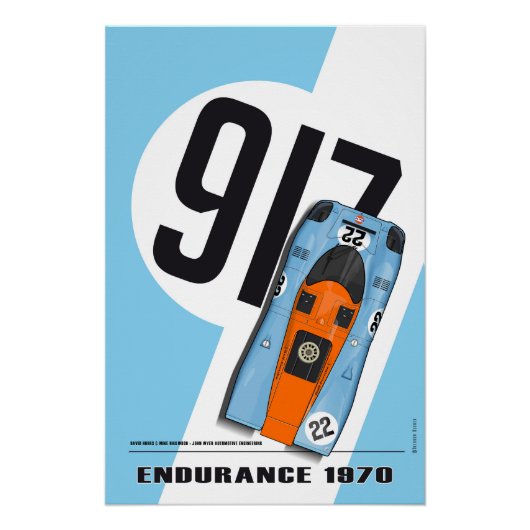 P 917 Hobbs-Hailwood LM 1970 ポスター (正面)