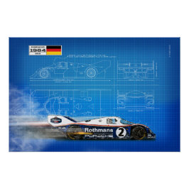 P 962 Blueprint ポスター