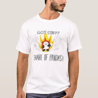 P.A.N.D.A.S.認識度デザイン Tシャツ