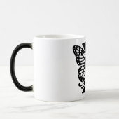 P Alphabet black butterfly モーフィングマグカップ (左)