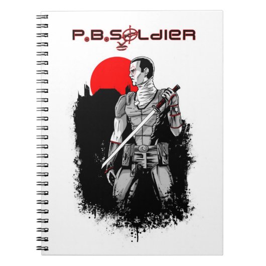 P.B.Soldierのノート ノートブック (正面)