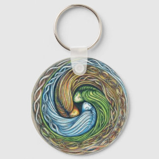 P.Dempseyによる三女神アート キーホルダー