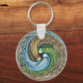 P.Dempseyによる三女神アート キーホルダー (正面)