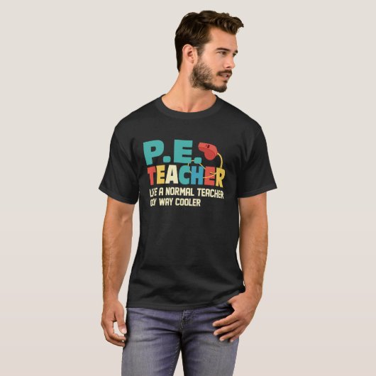 P E先生通常の先生物理教育 Tシャツ (正面フル)