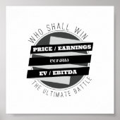 P/E比とEV/EBITDA比 ポスター (正面)