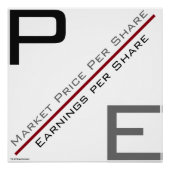 「P/E比」 ポスター (正面)