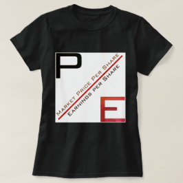 「P/E比」 Tシャツ