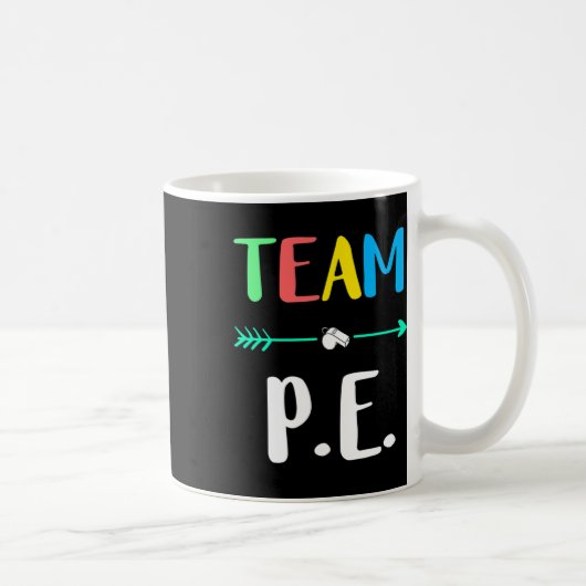 P.e.スクール先生Pe先生強い物理茶 コーヒーマグカップ (右)