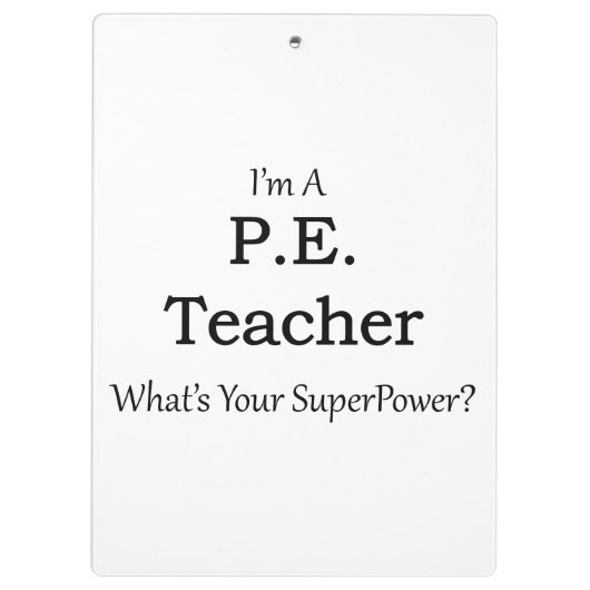 P.E. 先生 クリップボード (裏面)