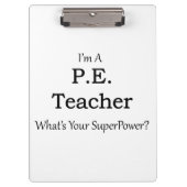 P.E. 先生 クリップボード (正面)