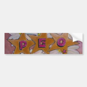 P.E.O. 姉妹関係 バンパーステッカー