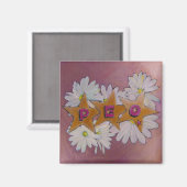 P.E.O.慈善事業の姉妹都市 マグネット (正面/裏面)