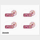 p.E.O. 楕円形シール (シート)