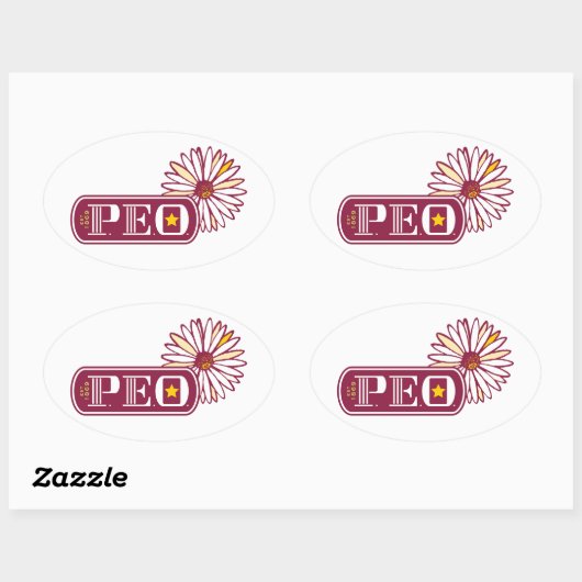 p.E.O. 楕円形シール (シート)