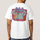 P.E.P. 分隊の前部および背部 Tシャツ (裏面)