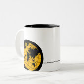 P.E.Rのマグの黒及び白 ツートーンマグカップ (正面左)