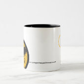 P.E.Rのマグの黒及び白 ツートーンマグカップ (中央)