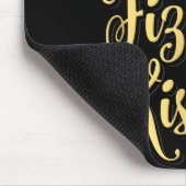 P Fizz Kiss Funny New Years Eve Wine Champagne  マウスパッド (コーナー)