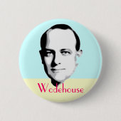 P.G. Wodehouse Button 缶バッジ (正面)