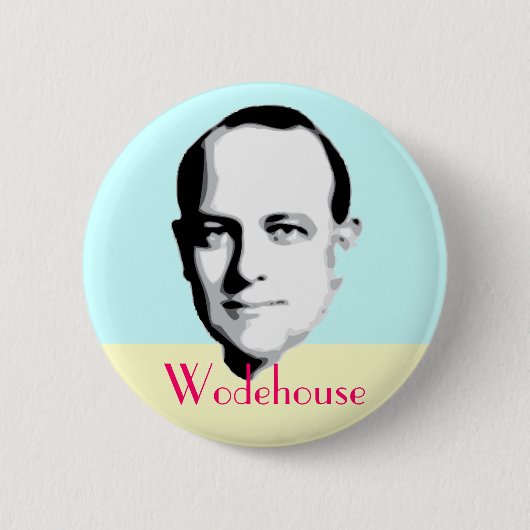 P.G. Wodehouse Button 缶バッジ (正面)