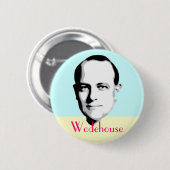 P.G. Wodehouse Button 缶バッジ (正面&裏面)