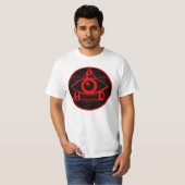 P.H.D. 白いワイシャツのロゴ Tシャツ (正面フル)