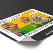 P.I.ミンク（人間のストール）漫画の品質ポスター ポスター (角)