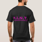 P.I.N.T. 着色されたTシャツ Tシャツ (裏面)
