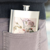 P.J.ルドゥートピンクのバラの花 フラスク (インサイチュ)