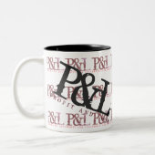 「P&L」 ツートーンマグカップ (左)