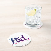 「P&L」 ラウンドペーパーコースター (インサイチュ)