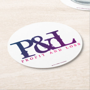 「P&L」 ラウンドペーパーコースター