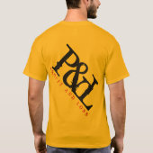 「P&L」 Tシャツ (裏面)