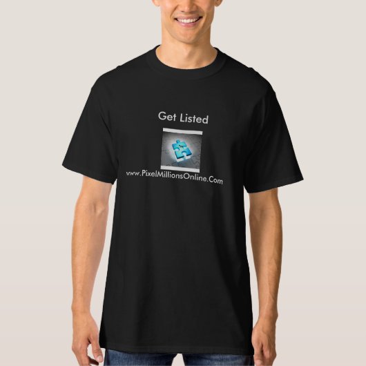 P.M.O. -リストされ人の基本的な暗いTシャツを得て下さい Tシャツ (正面)