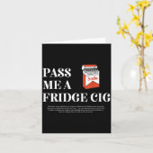 P Me A Fridge Cig Funny Graphic Soda Lover For Men カード (黄色い花)