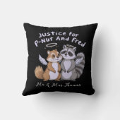 P-NutとフレッドAスタンドのジャスティスユーモアのある クッション (裏面)