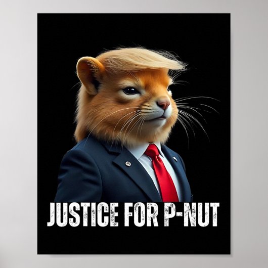 P-NutのためのトランプPeanut Trのためのリス正義 ポスター (正面)