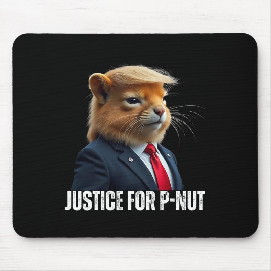 P-NutのためのトランプPeanut Trのためのリス正義 マウスパッド (正面)