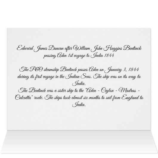 P&O蒸気船Bentinck 1844 (内部横(上))