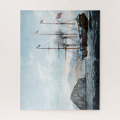 P&O蒸気船Bentinck 1844 ジグソーパズル (縦)