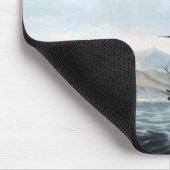 P&O蒸気船Bentinck 1844 マウスパッド (コーナー)