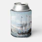 P&O蒸気船Bentinck 1844 缶クーラー (缶裏面)