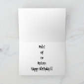 P.O.N.R. ハッピーバースデーカード カード (内部)