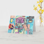 P.O.N.R. ハッピーバースデーカード カード (黄色い花)