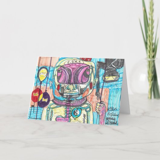 P.O.N.R. ハッピーバースデーカード カード (正面)