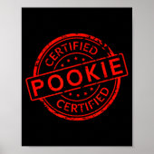 P Pular Slang Quote Valentines Certified Oki ポスター (正面)