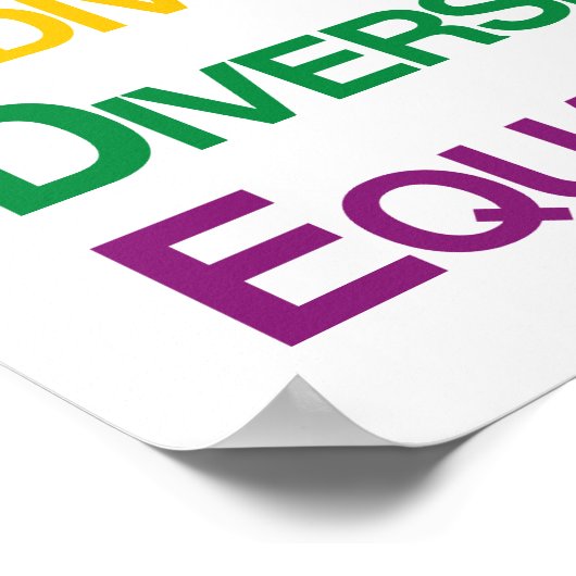 P-R-I-D-E:多様性を認識する人々 ポスター (角)