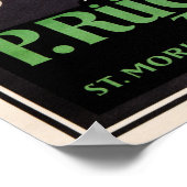 P Ruckmar & Co. 1910女性服ファッション店 ポスター (角)