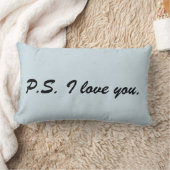 P.S. 私は枕愛します ランバークッション (ブランケット)